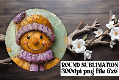 Stylish round designs, ready for keychain sublimation use! , Christmas Sublimation afrosvg 