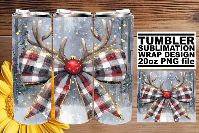 Stylish sublimation wrap, perfect for creative projects! , Christmas Bow Sublimation afrosvg 