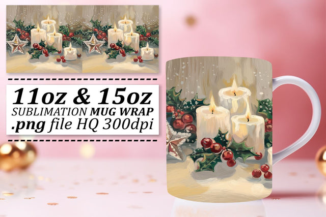 Stylish templates for mugs, create stunning gifts! , Christmas Sublimation afrosvg 