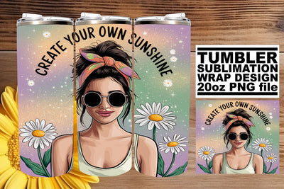 Stylish tumbler wrap, great for personalized gifts! , Woman Sublimation afrosvg 
