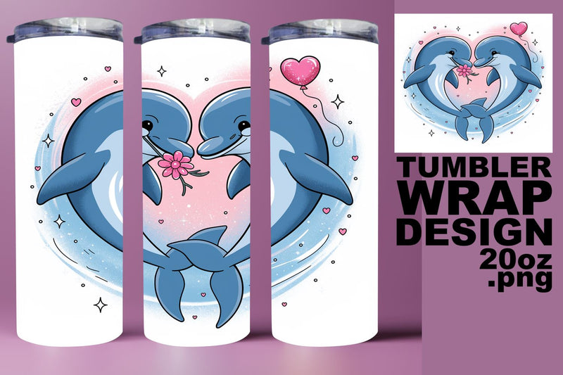 Stylish tumbler wrap, ideal for DIY projects! , Valentines Sublimation HoodArtCraft 