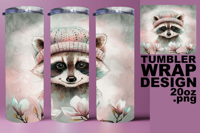 Stylish tumbler wrap, vibrant PNG for sublimation! , Animals Sublimation HoodArtCraft 