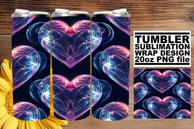 Stylish Tumbler Wraps with Love-infused Artistry Sublimation afrosvg 