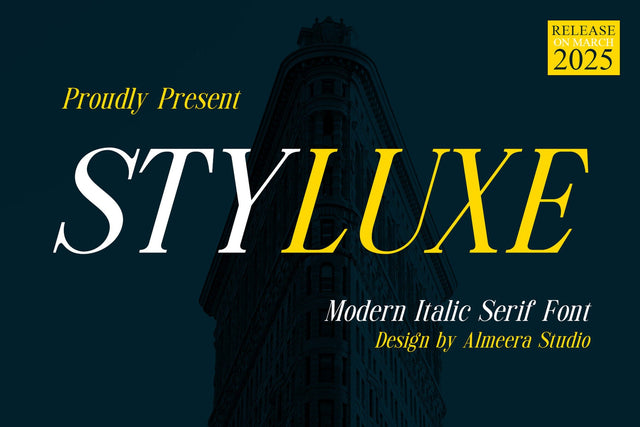 Styluxe - Italic Serif Font studioalmeera 
