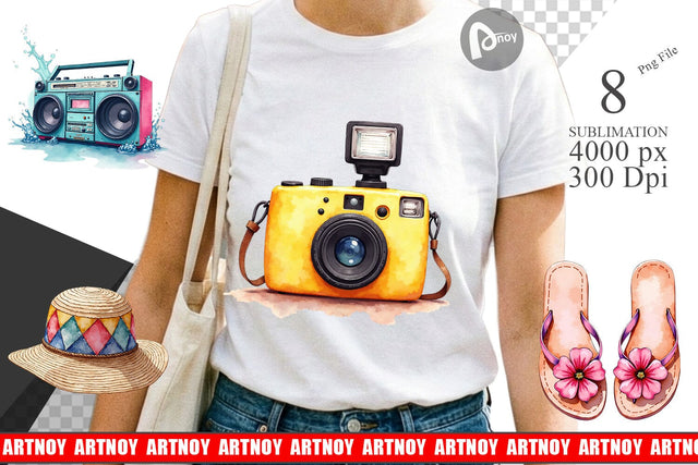 Sublimation 90s Beach Essentials Sublimation artnoy 