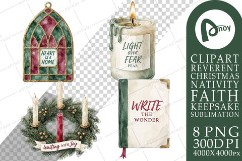 Sublimation Advent Candle Countdown & Faith Notes Sublimation artnoy 
