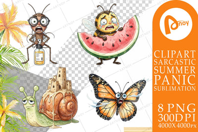 Sublimation Anxious Beach Bug Watercolor Sublimation artnoy 