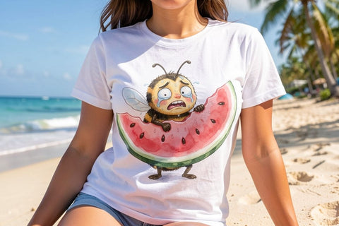 Sublimation Anxious Beach Bug Watercolor Sublimation artnoy 