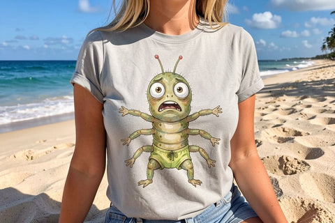 Sublimation Anxious Beach Bug Watercolor Sublimation artnoy 