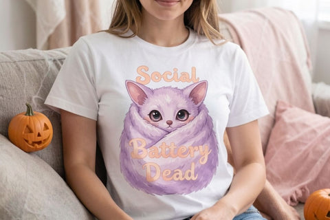 Sublimation Anxious Pastel Monster Quote Sublimation artnoy 