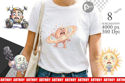 Sublimation Anxious Space Rocket and Planet Sublimation artnoy 