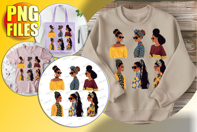 Sublimation Art: African Woman Design Sublimation afrosvg 