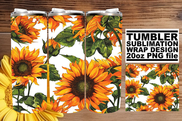 Sublimation Art for Tumblers - 20oz Flower Patterns Sublimation afrosvg 