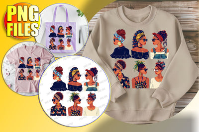 Sublimation Art: Melanin Portrait Sublimation afrosvg 
