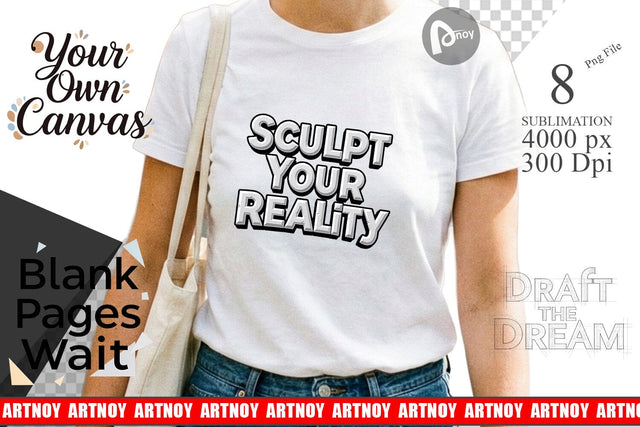 Sublimation Artistic Creative Destiny Quote Sublimation artnoy 