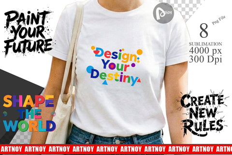 Sublimation Artistic Creative Destiny Quote Sublimation artnoy 