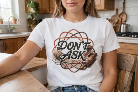 Sublimation Atomic 50s Dinner Frustration Quote Sublimation artnoy 