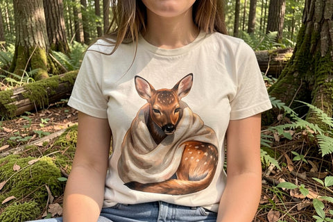Sublimation Autumn Ember Hygge Animal Watercolor Sublimation artnoy 