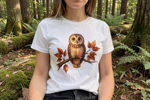 Sublimation Autumn Ember Hygge Animal Watercolor Sublimation artnoy 