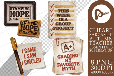 Sublimation Autumn Teacher Grading Season Comedy Sublimation artnoy 