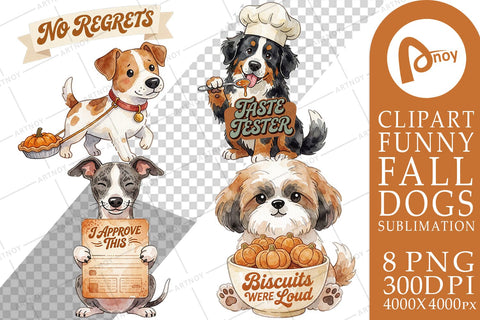 Sublimation Autumn Treat Thieves Snack Pups Sublimation artnoy 