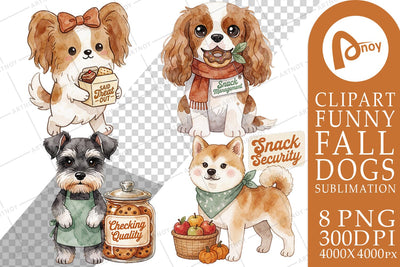 Sublimation Autumn Treat Thieves Snack Pups Sublimation artnoy 