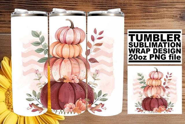 Sublimation Autumn Wrap for 20oz Tumblers Sublimation afrosvg 