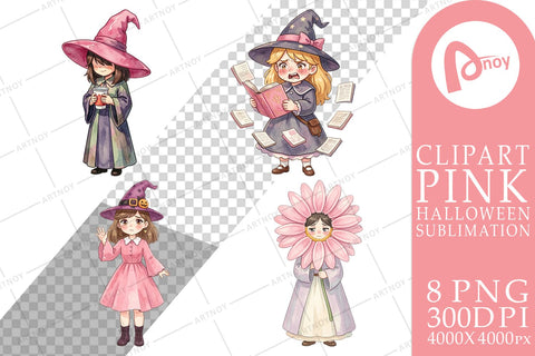 Sublimation Awkward Pink Witch Retro Watercolor Sublimation artnoy 