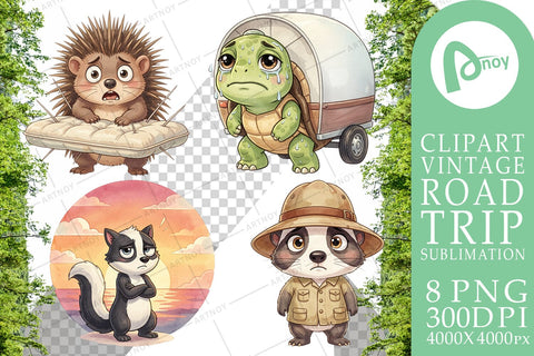 Sublimation Awkward Wilderness Watercolor SVG artnoy 