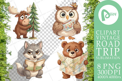 Sublimation Awkward Wilderness Watercolor SVG artnoy 