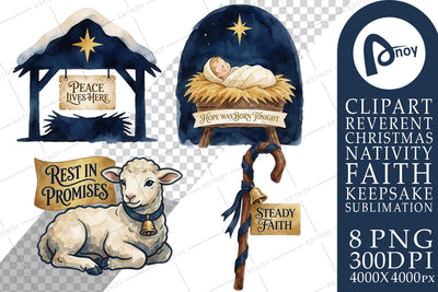 Sublimation Bethlehem Nativity Keepsake Icons Sublimation artnoy 