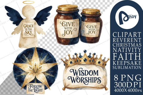 Sublimation Bethlehem Nativity Keepsake Icons Sublimation artnoy 