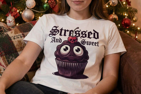 Sublimation Bitter Holiday Treats Gothmas Quote Sublimation artnoy 