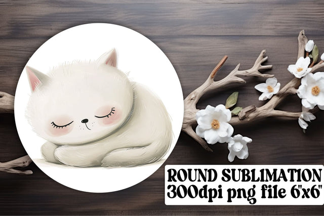 Sublimation Boho Animal Circle, Keychain & Car Coaster Kit Sublimation afrosvg 