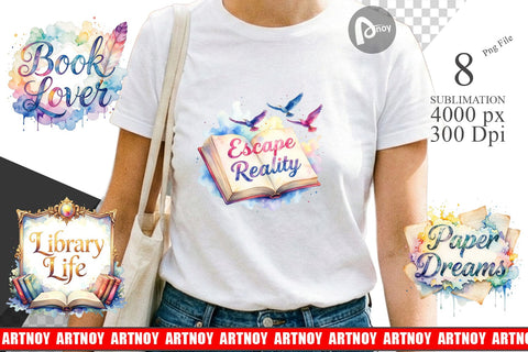 Sublimation Bookworm Quotes Sublimation artnoy 