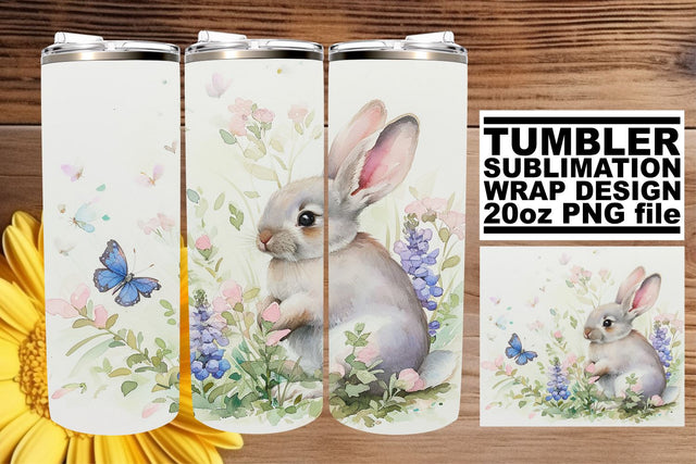 Sublimation Bunny Delights for Tumblers Sublimation afrosvg 