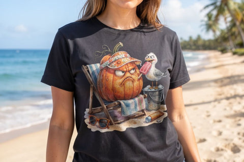 Sublimation Burned-Out Melted Pumpkin Crisis Sublimation artnoy 