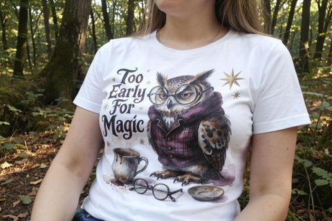 Sublimation Burnt-Out Owl Whimsigoth Watercolor Quote Sublimation artnoy 