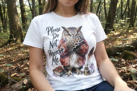 Sublimation Burnt-Out Owl Whimsigoth Watercolor Quote Sublimation artnoy 