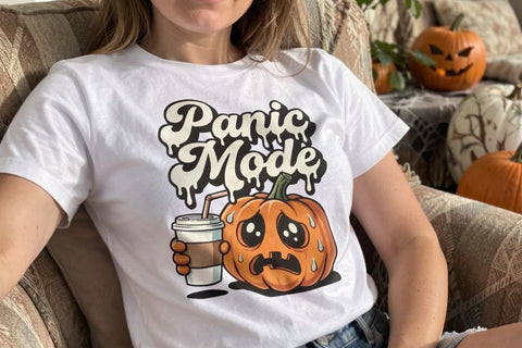 Sublimation Caffeinated Halloween Retro SVG artnoy 