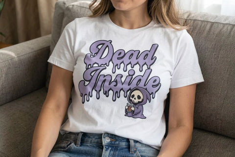 Sublimation Caffeinated Halloween Retro SVG artnoy 