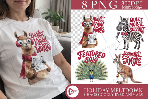Sublimation Caroling Choir Social Anxiety Sublimation artnoy 