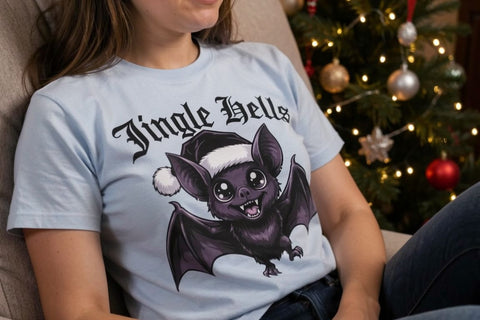 Sublimation Chaos Holiday Spirit Gothmas Quote Sublimation artnoy 