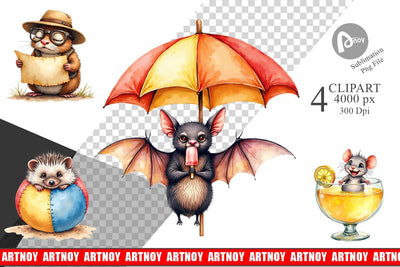 Sublimation Chaotic Summer Critters Sublimation artnoy 