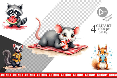 Sublimation Chaotic Summer Critters Sublimation artnoy 
