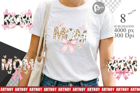 Sublimation Chic Animal Print MOM Watercolor Sublimation artnoy 