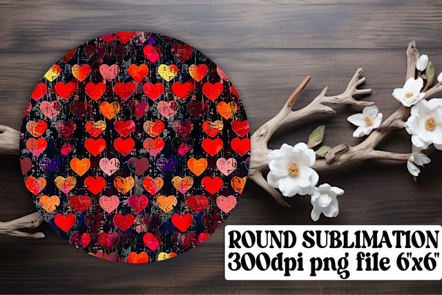 Sublimation Circle Coasters Set - Heartfelt Artistry Sublimation afrosvg 