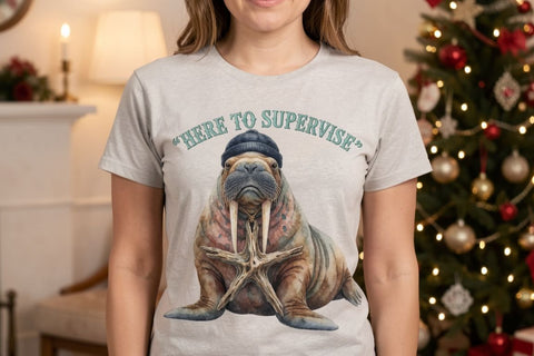 Sublimation Coastal Christmas Maritime Wildlife Sublimation artnoy 