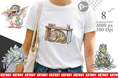 Sublimation Corporate Burnout Dino Sublimation artnoy 