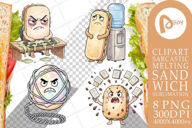 Sublimation Corporate Meltdown Sweet Watercolor Sublimation artnoy 